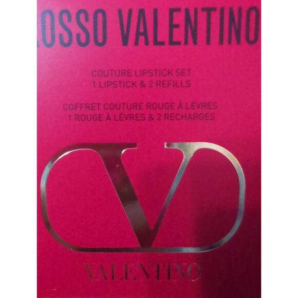 Rosso Valentino lipstick set, with Hard Valentino Case NIB - Picture 6 of 6